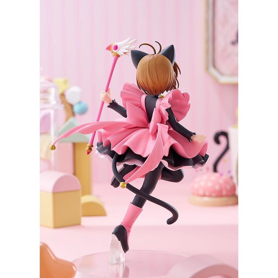 Cardcaptor Sakura Pop Up Parade PVC Statue Sakura Kinomoto: Black Cat Costume Ver. L Size 22 cm - The Happy Toy Store