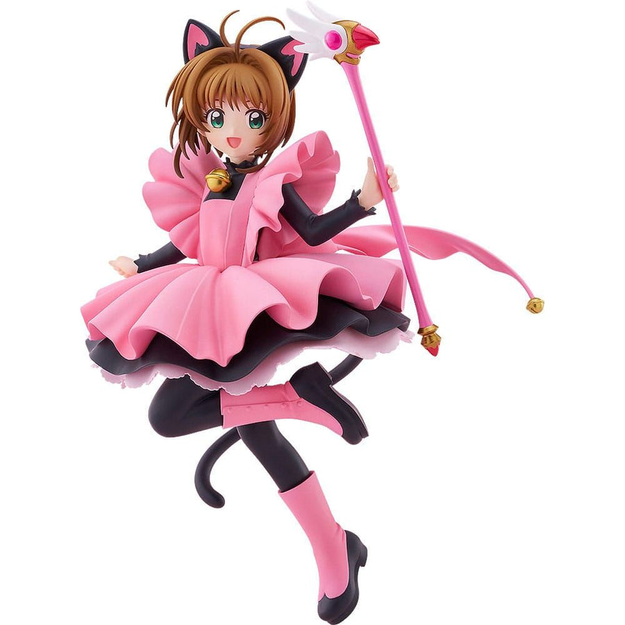Cardcaptor Sakura Pop Up Parade PVC Statue Sakura Kinomoto: Black Cat Costume Ver. L Size 22 cm - The Happy Toy Store
