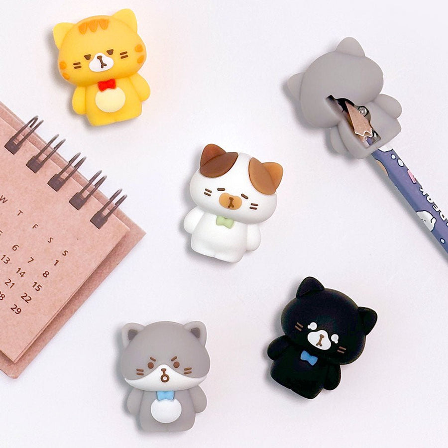 Cat Figure 3D Silicon Pencil Sharpener - The Happy Toy Store