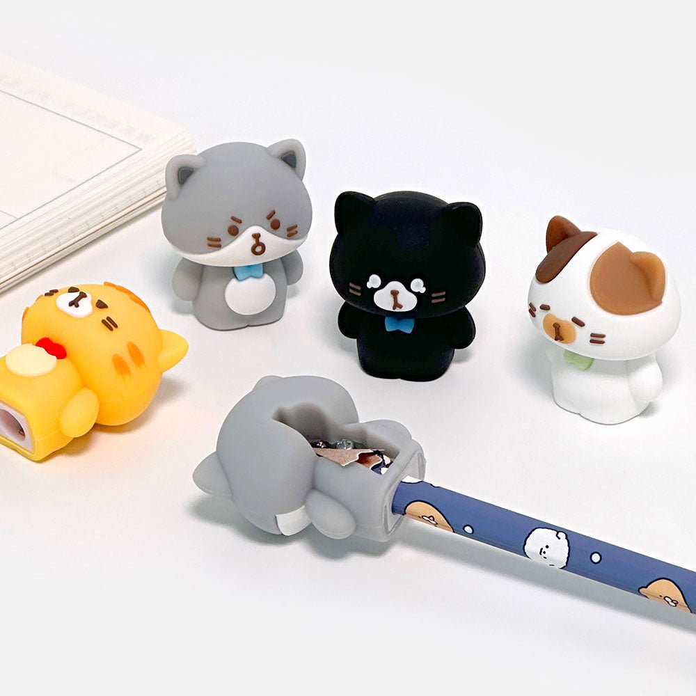Cat Figure 3D Silicon Pencil Sharpener - The Happy Toy Store