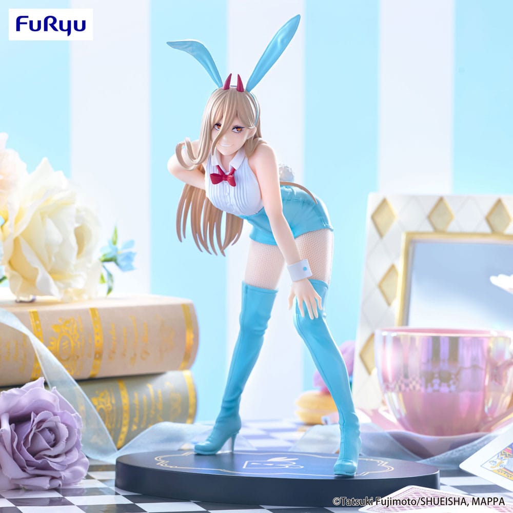 Chainsaw Man BiCute Bunnies PVC Statue Power Light Blue Color Ver. 30 cm - The Happy Toy Store