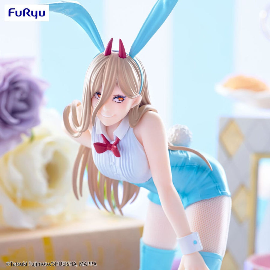 Chainsaw Man BiCute Bunnies PVC Statue Power Light Blue Color Ver. 30 cm - The Happy Toy Store