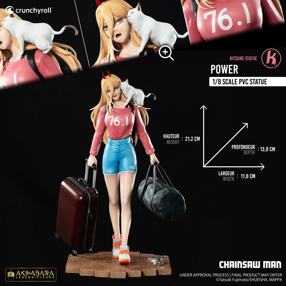 Chainsaw Man PVC Statue 1/8 Power 21 cm - The Happy Toy Store