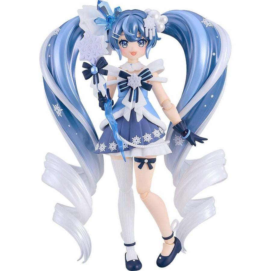 Character Vocal Series 01: Hatsune Miku Figma Action Figure Snow Miku: Crystal Snow Ver. 13 cm - The Happy Toy Store