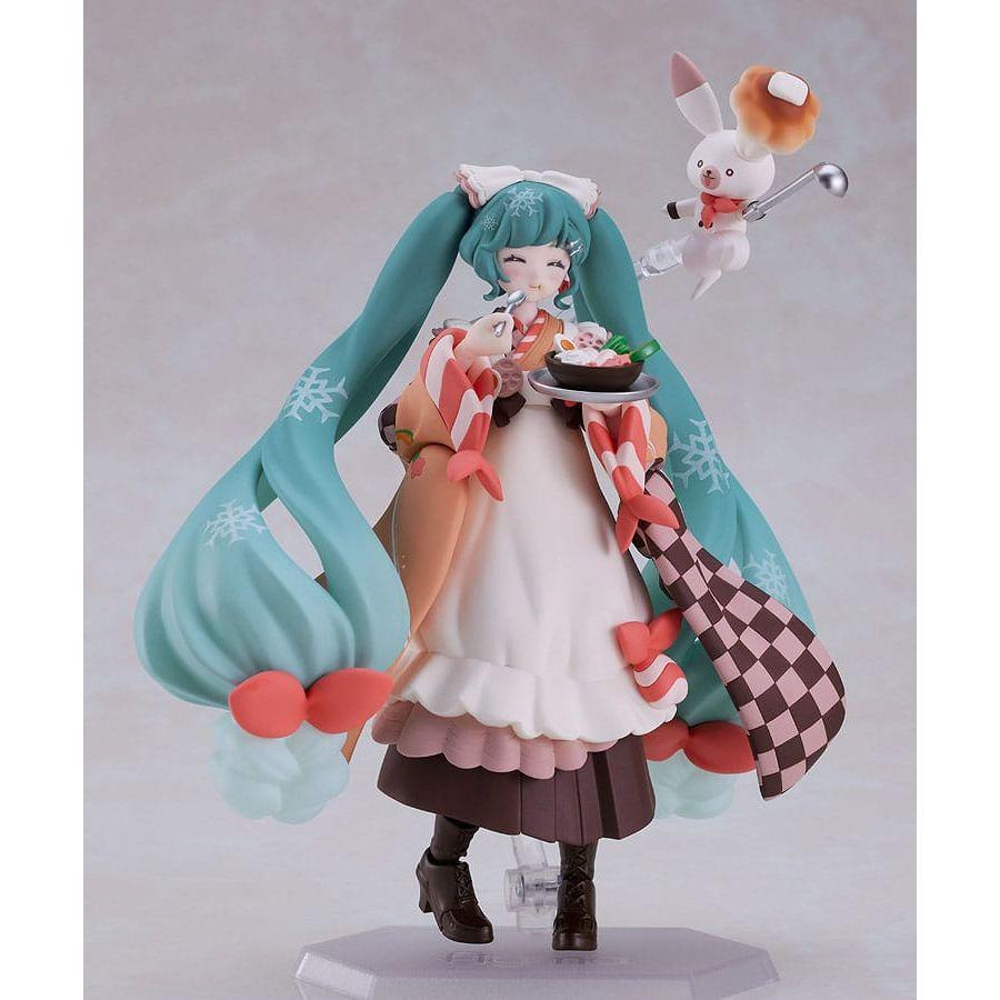 Character Vocal Series 01: Hatsune Miku Figma Action Figure Snow Miku: Winter Delicacy Ver. 14 cm - The Happy Toy Store