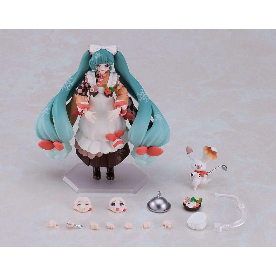 Character Vocal Series 01: Hatsune Miku Figma Action Figure Snow Miku: Winter Delicacy Ver. 14 cm - The Happy Toy Store