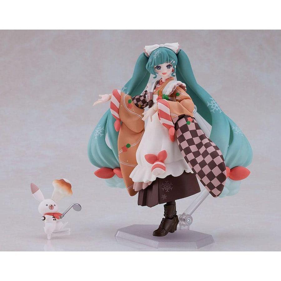 Character Vocal Series 01: Hatsune Miku Figma Action Figure Snow Miku: Winter Delicacy Ver. 14 cm - The Happy Toy Store