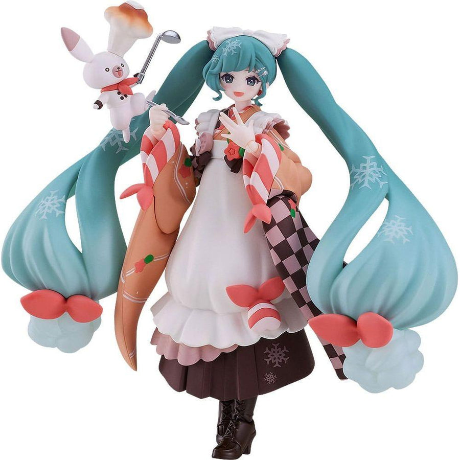 Character Vocal Series 01: Hatsune Miku Figma Action Figure Snow Miku: Winter Delicacy Ver. 14 cm - The Happy Toy Store
