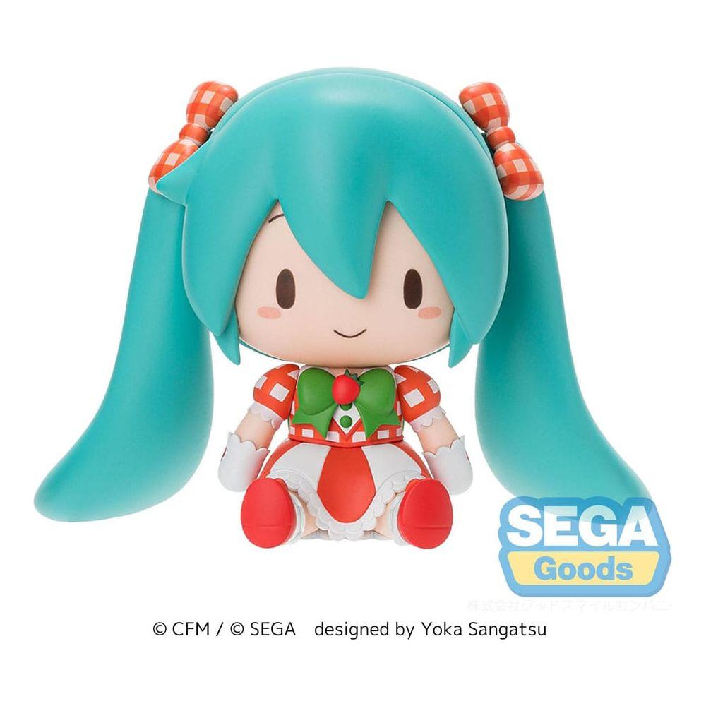 Character Vocal Series 01: Hatsune Miku Fuwa Petit Chibi Figure Hatsune Miku x Love and Berry Dress Up and Dance! Lovely Strawberry 8 cm - The Happy Toy Store