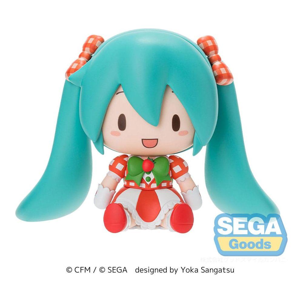 Character Vocal Series 01: Hatsune Miku Fuwa Petit Chibi Figure Hatsune Miku x Love and Berry Dress Up and Dance! Lovely Strawberry 8 cm - The Happy Toy Store