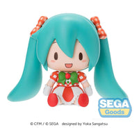 Character Vocal Series 01: Hatsune Miku Fuwa Petit Chibi Figure Hatsune Miku x Love and Berry Dress Up and Dance! Lovely Strawberry 8 cm - The Happy Toy Store