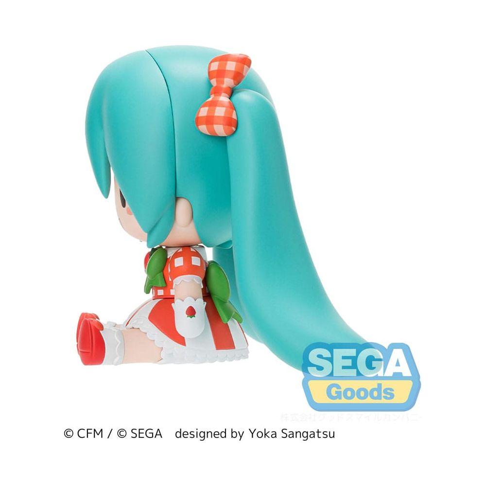 Character Vocal Series 01: Hatsune Miku Fuwa Petit Chibi Figure Hatsune Miku x Love and Berry Dress Up and Dance! Lovely Strawberry 8 cm - The Happy Toy Store