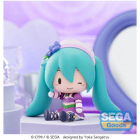 Character Vocal Series 01: Hatsune Miku Fuwa Petit Chibi Figure Hatsune Miku x Love and Berry Dress Up and Dance! Sparkly Purple 8 cm - The Happy Toy Store