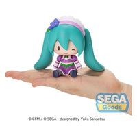 Character Vocal Series 01: Hatsune Miku Fuwa Petit Chibi Figure Hatsune Miku x Love and Berry Dress Up and Dance! Sparkly Purple 8 cm - The Happy Toy Store
