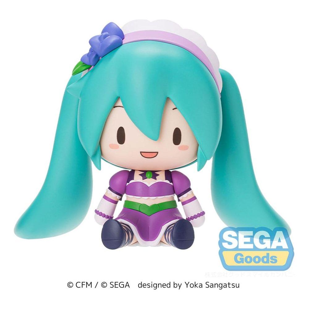 Character Vocal Series 01: Hatsune Miku Fuwa Petit Chibi Figure Hatsune Miku x Love and Berry Dress Up and Dance! Sparkly Purple 8 cm - The Happy Toy Store