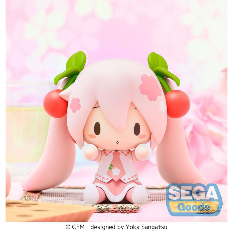 Character Vocal Series 01: Hatsune Miku Fuwa Petit Chibi Figure Sakura Miku 8 cm - The Happy Toy Store