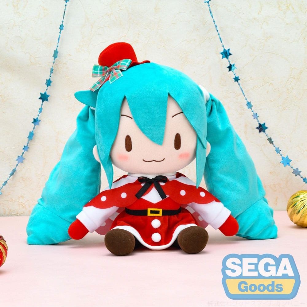 Character Vocal Series 01: Hatsune Miku Fuwa Petit Plush Figure Hatsune Miku Christmas LL 35 cm - The Happy Toy Store