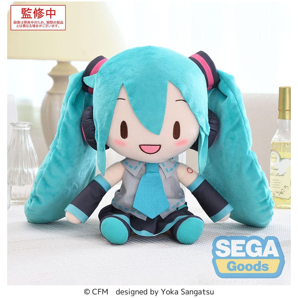 Character Vocal Series 01: Hatsune Miku Fuwa Petit Plush Figure Hatsune Miku L 27 cm - The Happy Toy Store