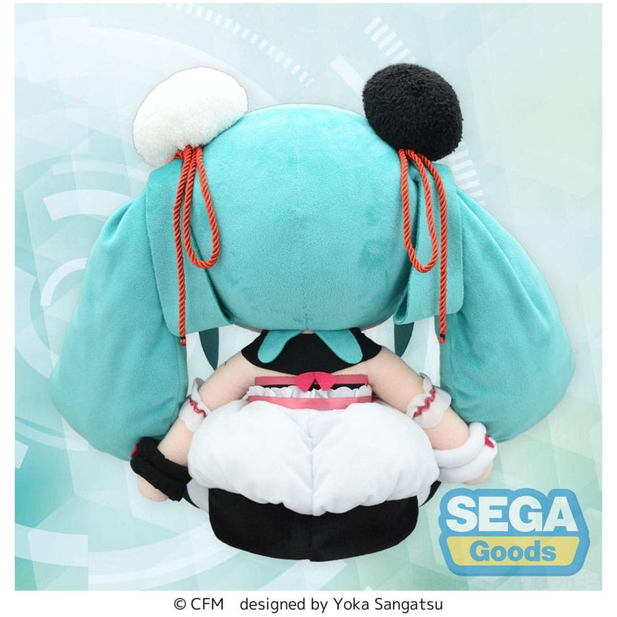 Character Vocal Series 01: Hatsune Miku Fuwa Petit Plush Figure Hatsune Miku Panda Bun LL 40 cm - The Happy Toy Store