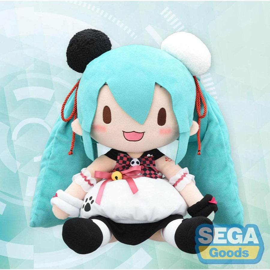 Character Vocal Series 01: Hatsune Miku Fuwa Petit Plush Figure Hatsune Miku Panda Bun LL 40 cm - The Happy Toy Store