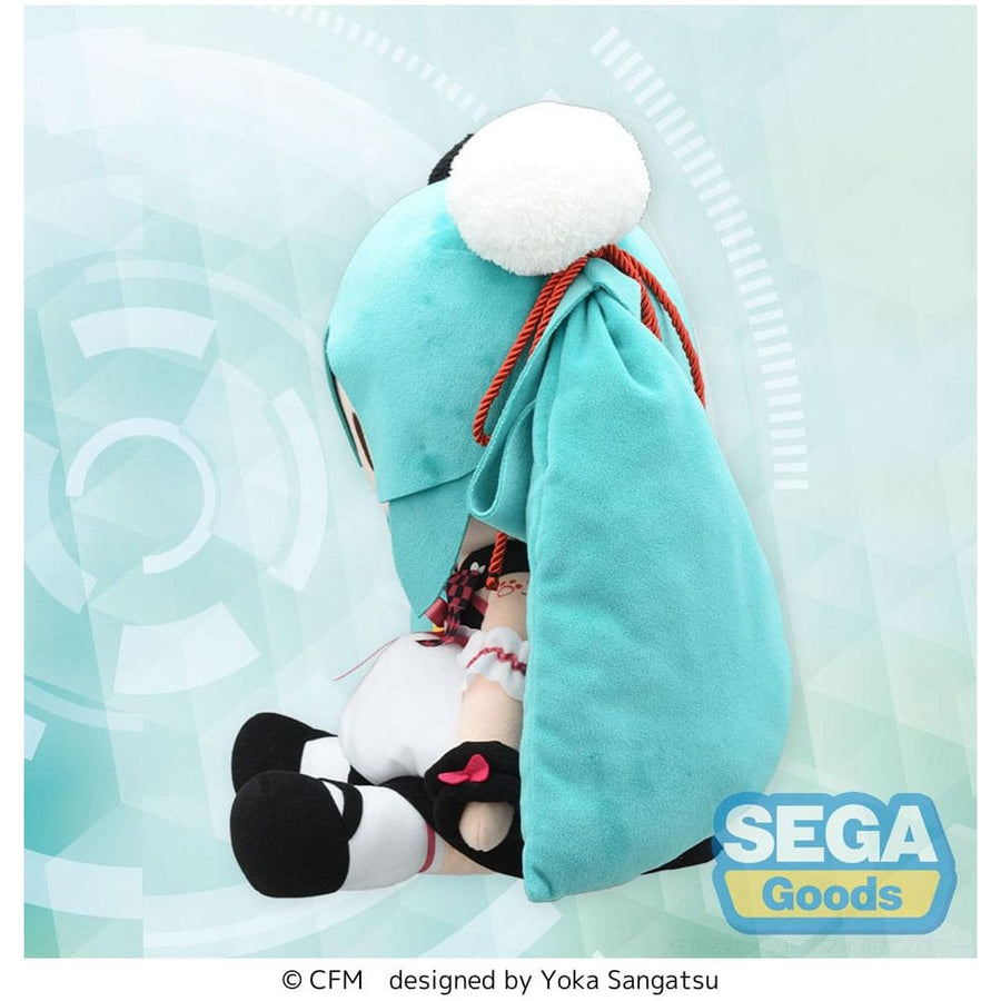 Character Vocal Series 01: Hatsune Miku Fuwa Petit Plush Figure Hatsune Miku Panda Bun LL 40 cm - The Happy Toy Store