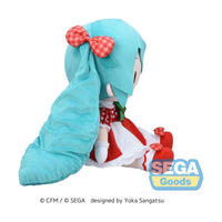 Character Vocal Series 01: Hatsune Miku Fuwa Petit Plush Figure Hatsune Miku x Love and Berry Dress Up and Dance! Lovely Strawberry 40 cm - The Happy Toy Store