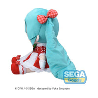 Character Vocal Series 01: Hatsune Miku Fuwa Petit Plush Figure Hatsune Miku x Love and Berry Dress Up and Dance! Lovely Strawberry 40 cm - The Happy Toy Store