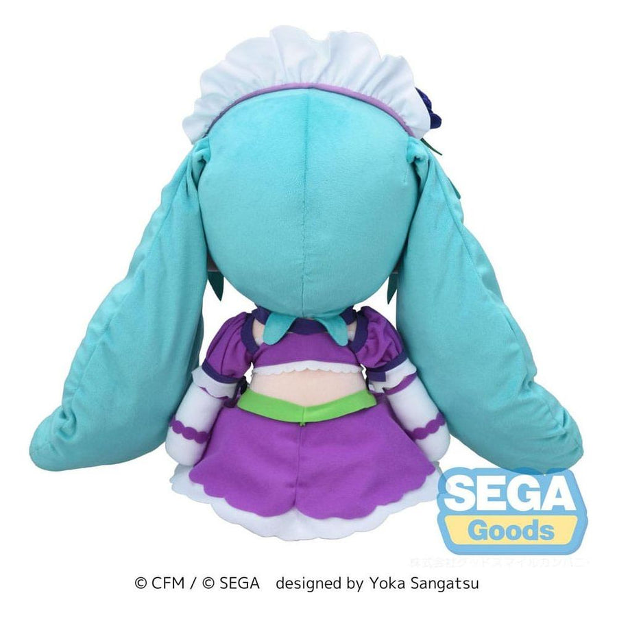 Character Vocal Series 01: Hatsune Miku Fuwa Petit Plush Figure Hatsune Miku x Love and Berry Dress Up and Dance! Sparkly Purple 40 cm - The Happy Toy Store