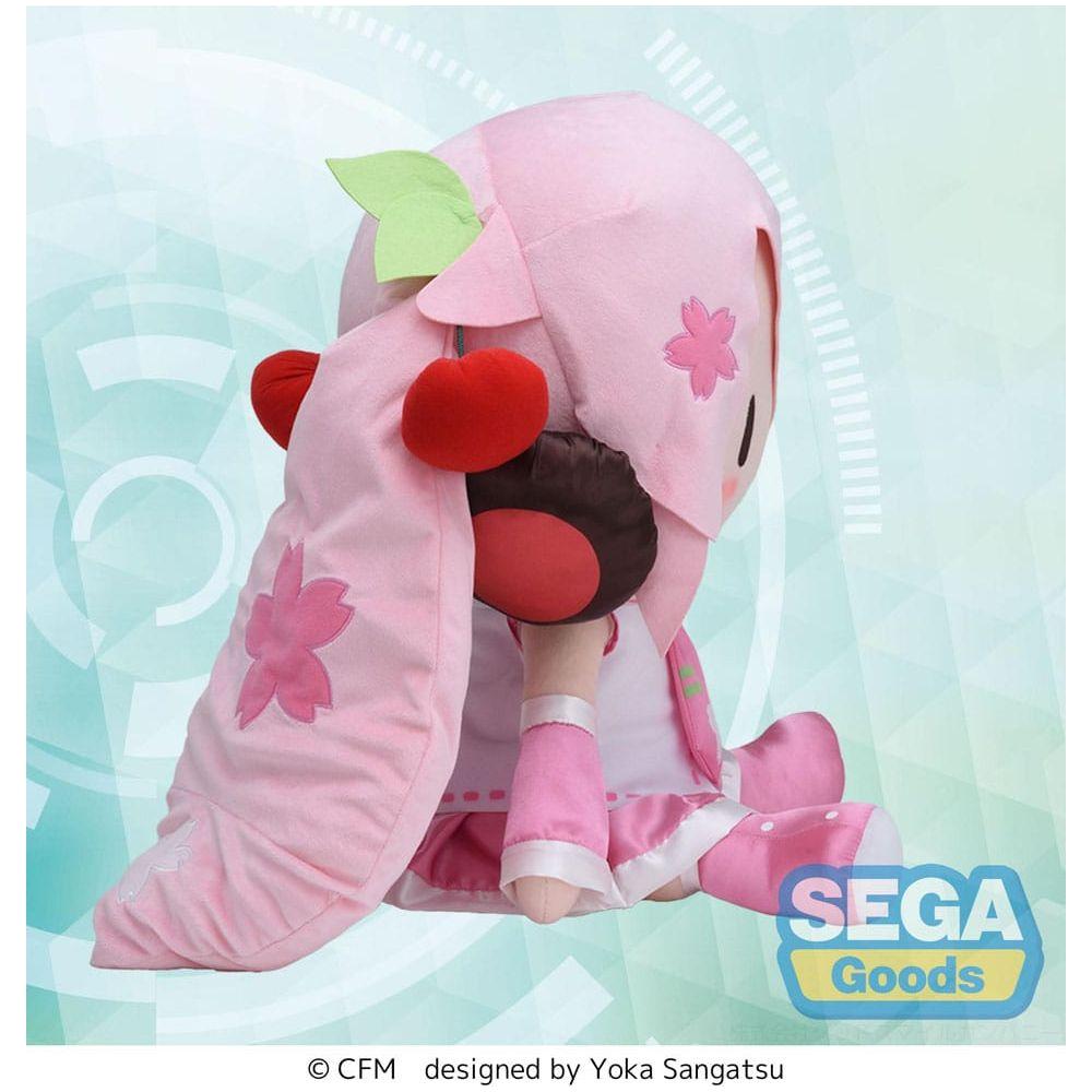 Character Vocal Series 01: Hatsune Miku Fuwa Petit Plush Figure Sakura Miku Dodeka Jumbo 50 cm - The Happy Toy Store