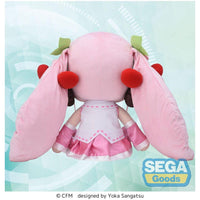 Character Vocal Series 01: Hatsune Miku Fuwa Petit Plush Figure Sakura Miku Dodeka Jumbo 50 cm - The Happy Toy Store