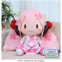 Character Vocal Series 01: Hatsune Miku Fuwa Petit Plush Figure Sakura Miku Dodeka Jumbo 50 cm - The Happy Toy Store