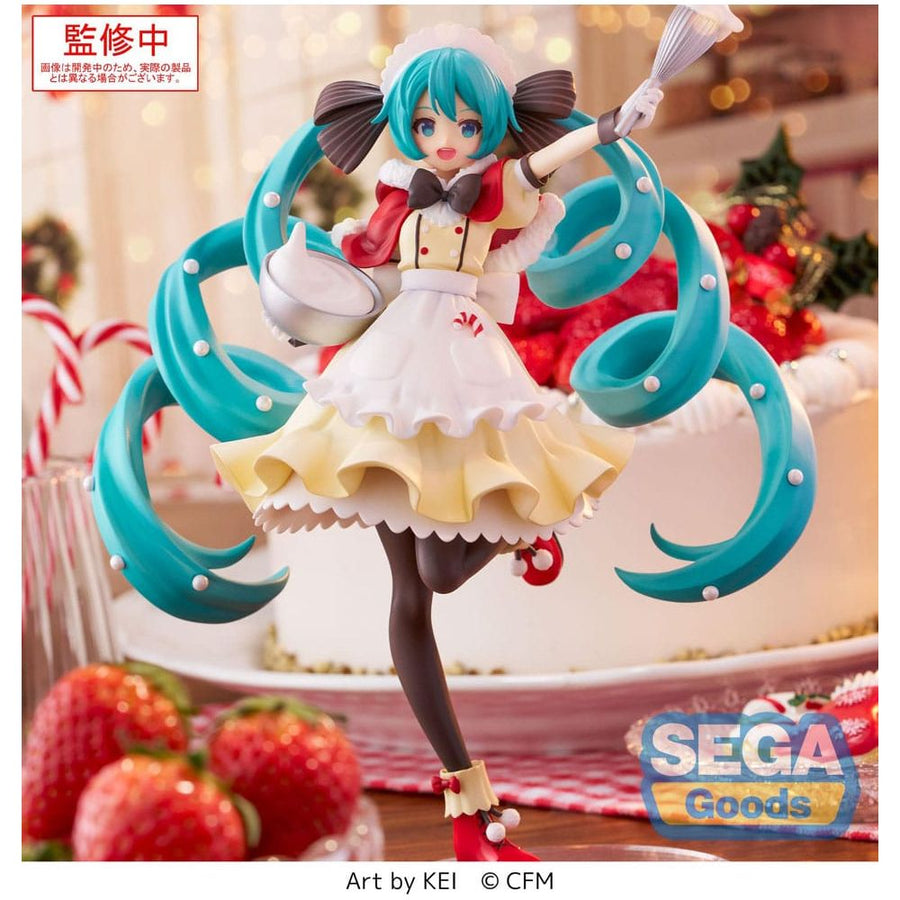 Character Vocal Series 01: Hatsune Miku Luminasta PVC Statue Hatsune Miku Christmas 2025 20 cm - The Happy Toy Store