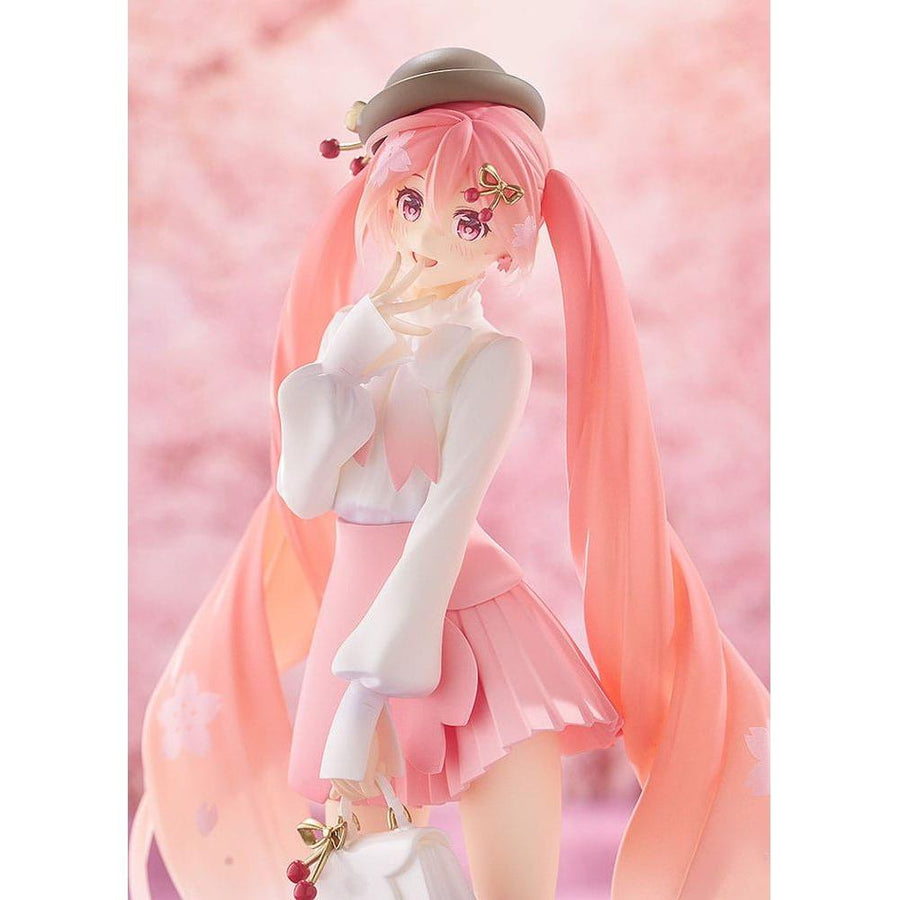 Character Vocal Series 01: Hatsune Miku Pop Up Parade PVC Statue Sakura Miku: Hanami Outfit Ver. 23 cm - The Happy Toy Store
