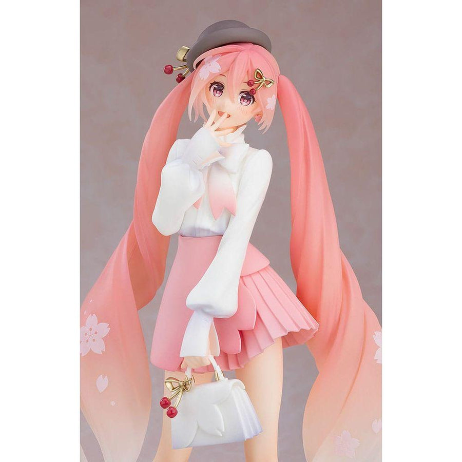 Character Vocal Series 01: Hatsune Miku Pop Up Parade PVC Statue Sakura Miku: Hanami Outfit Ver. 23 cm - The Happy Toy Store