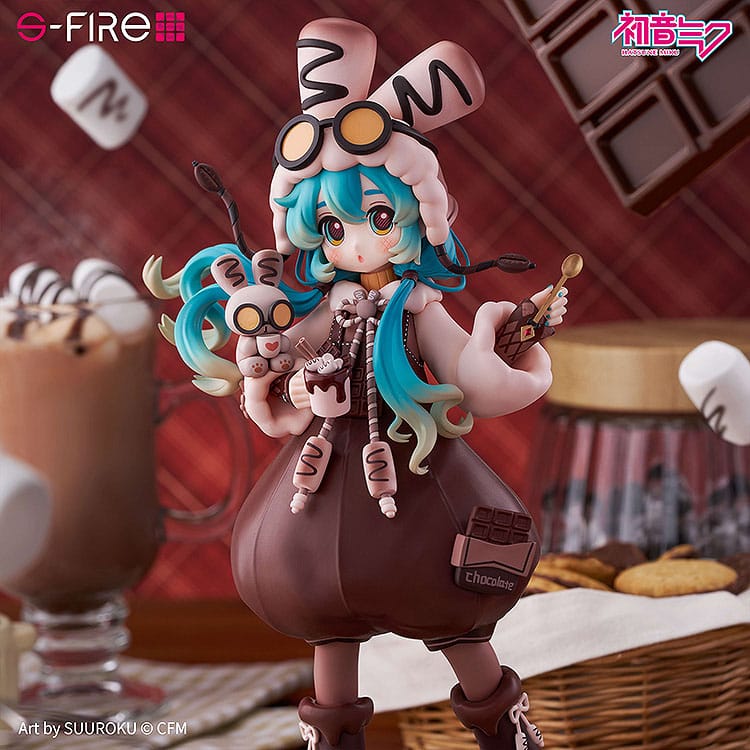 Character Vocal Series 01: Hatsune Miku PVC Statue Hatsune Miku Marshmallow Hot Cocoa 22 cm - The Happy Toy Store