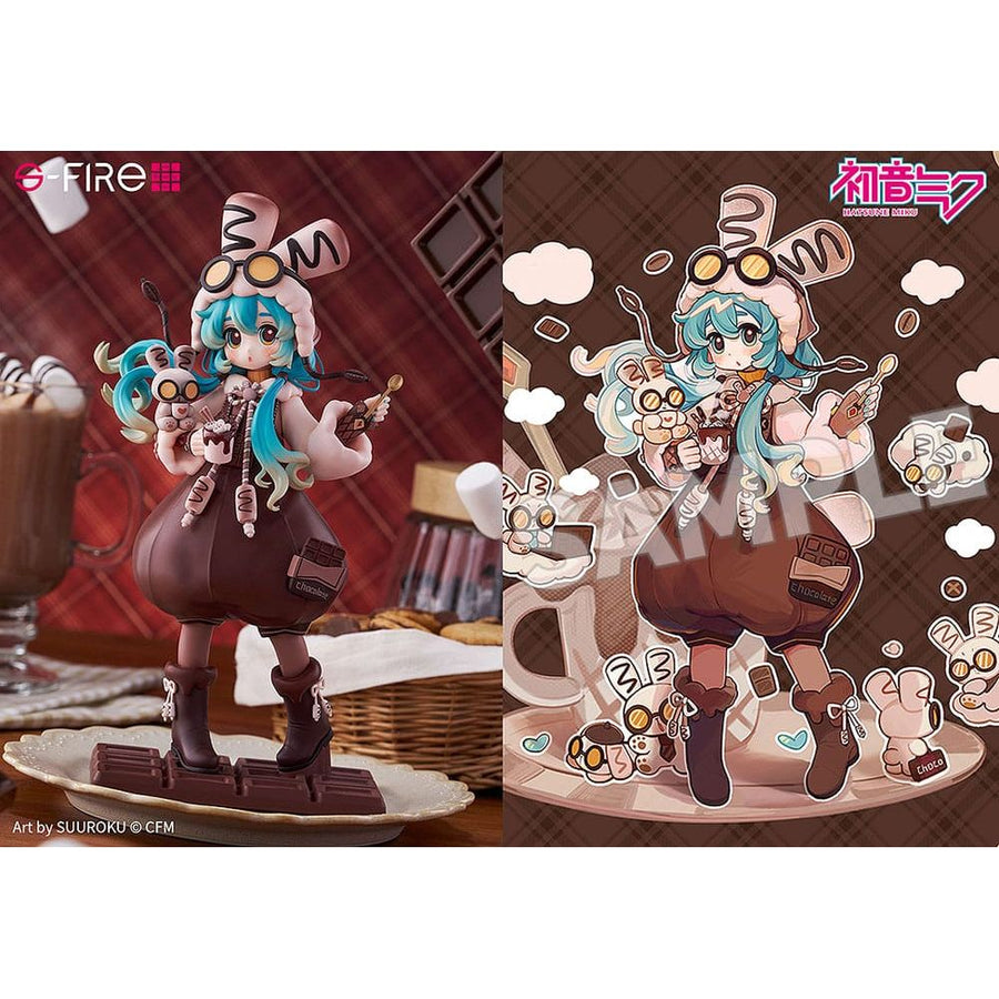Character Vocal Series 01: Hatsune Miku PVC Statue Hatsune Miku Marshmallow Hot Cocoa 22 cm - The Happy Toy Store