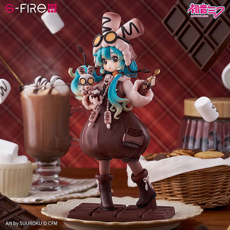 Character Vocal Series 01: Hatsune Miku PVC Statue Hatsune Miku Marshmallow Hot Cocoa 22 cm - The Happy Toy Store