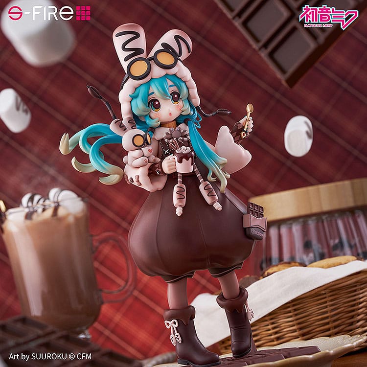Character Vocal Series 01: Hatsune Miku PVC Statue Hatsune Miku Marshmallow Hot Cocoa 22 cm - The Happy Toy Store