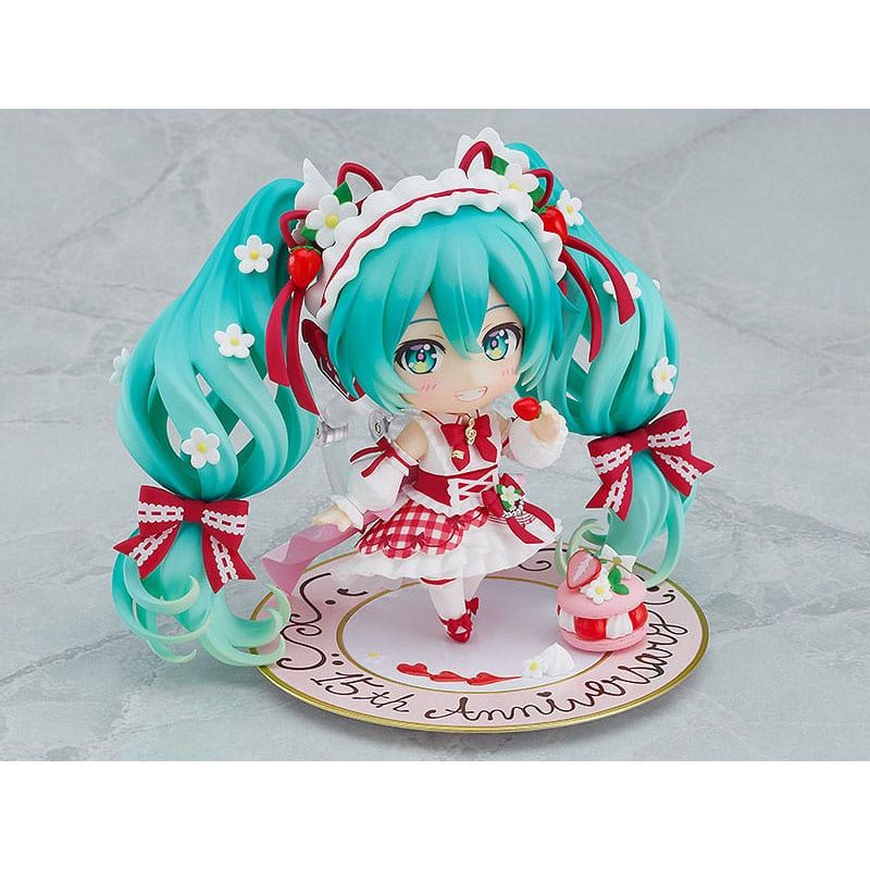 Character Vocal Series 01 Nendoroid Action Figure Hatsune Miku 15th Anniversary Ver. 10 cm - The Happy Toy Store