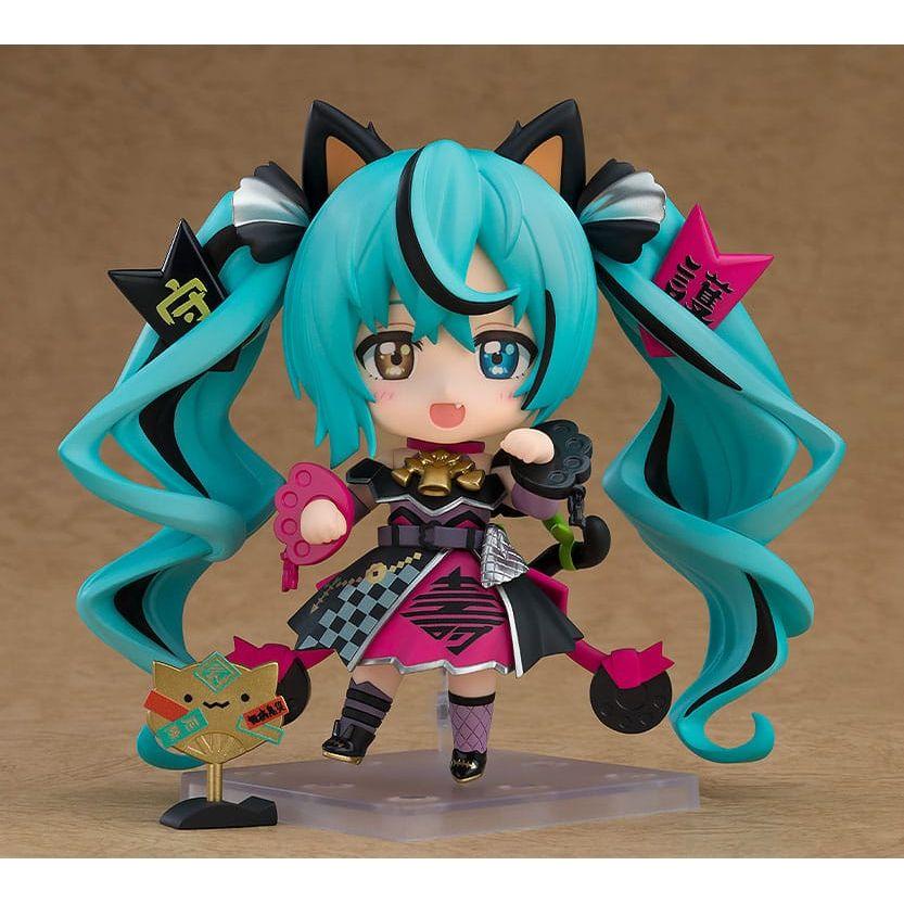 Character Vocal Series 01 Nendoroid Action Figure Hatsune Miku: Black Maneki Miku Ver. 10 cm - The Happy Toy Store