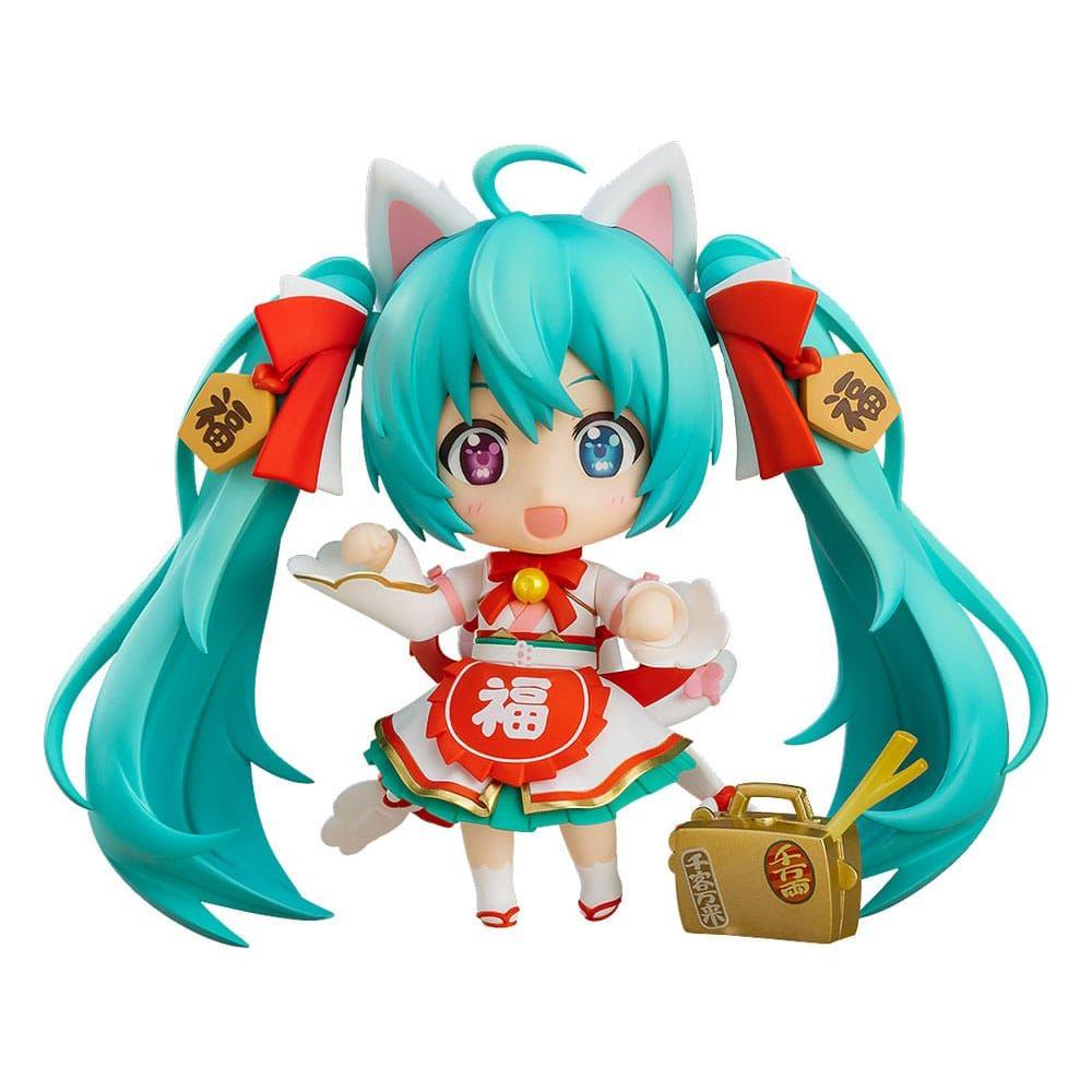 Character Vocal Series 01 Nendoroid Action Figure Hatsune Miku: Maneki Miku Ver. 10 cm - The Happy Toy Store