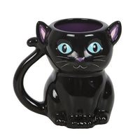 Cute and Creepy Gothic Black Cat Halloween Mug - The Happy Toy Store
