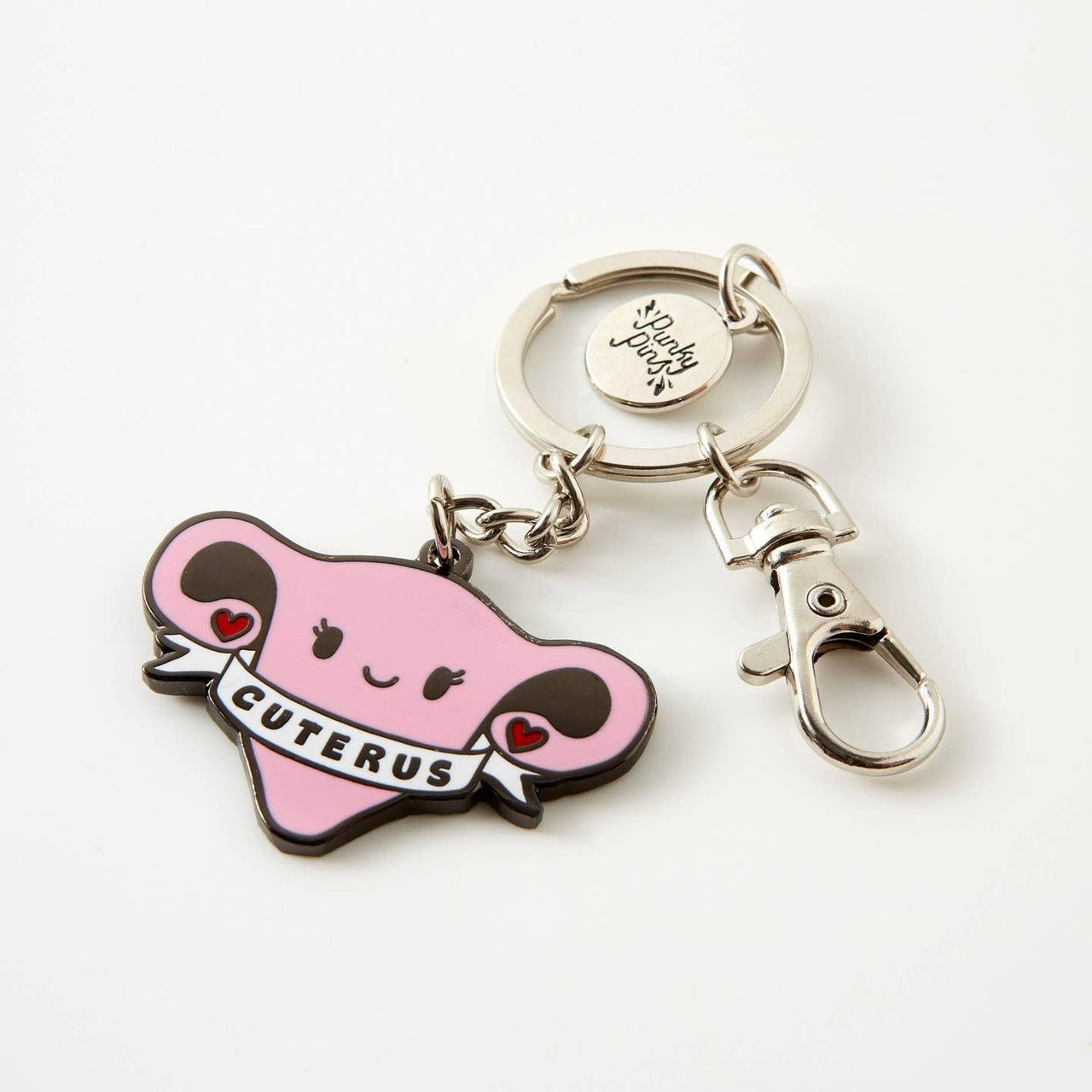 Cuterus Uterus Hard Enamel Keyring - The Happy Toy Store