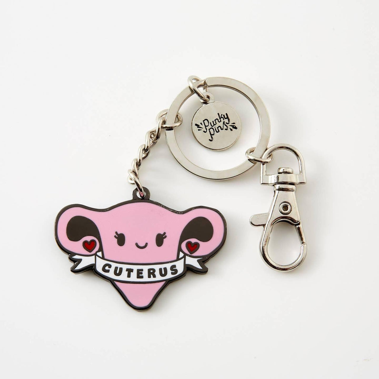 Cuterus Uterus Hard Enamel Keyring - The Happy Toy Store