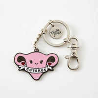 Cuterus Uterus Hard Enamel Keyring - The Happy Toy Store
