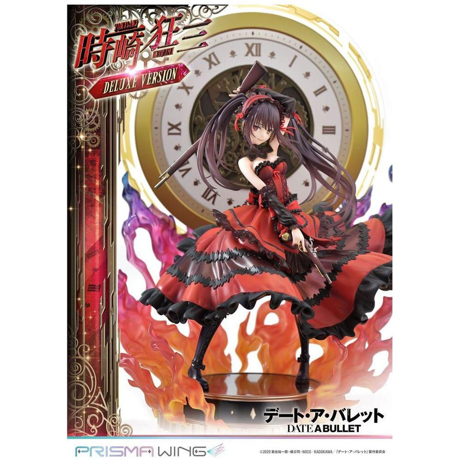 Date A Live Fragment: Date A Bullet Prisma Wing PVC Statue 1/7 Kurumi Tokisaki Deluxe Version 37 cm - The Happy Toy Store