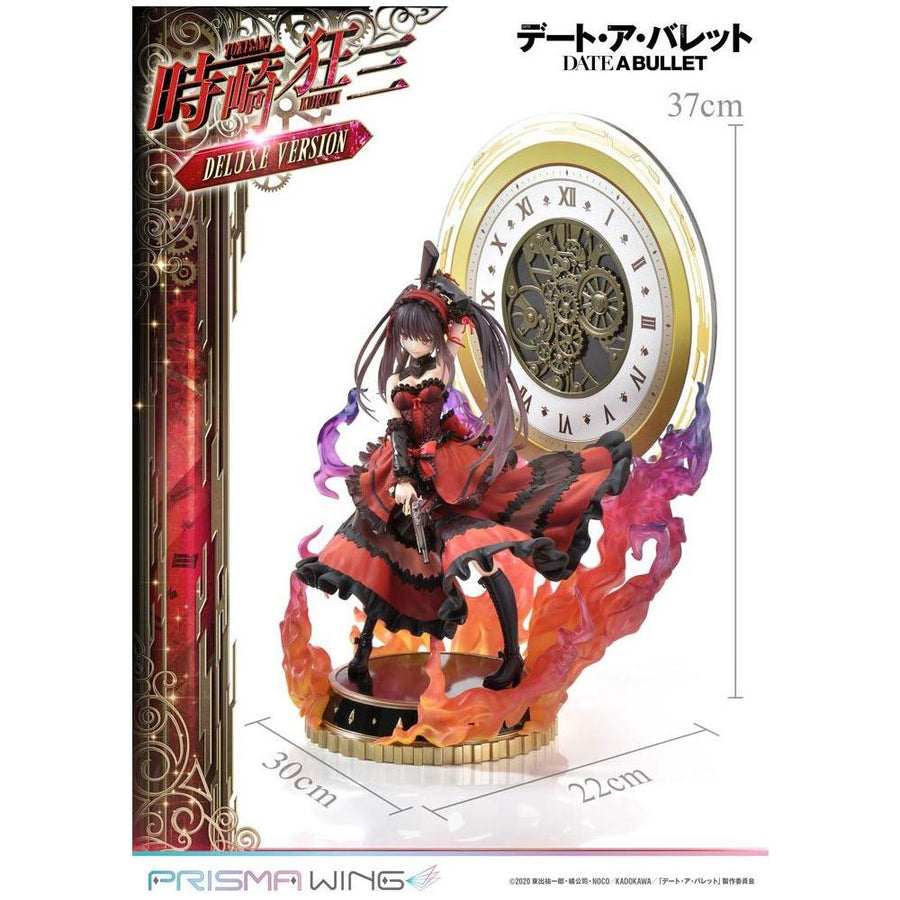 Date A Live Fragment: Date A Bullet Prisma Wing PVC Statue 1/7 Kurumi Tokisaki Deluxe Version 37 cm - The Happy Toy Store