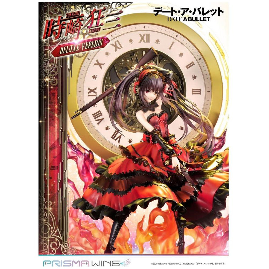 Date A Live Fragment: Date A Bullet Prisma Wing PVC Statue 1/7 Kurumi Tokisaki Deluxe Version 37 cm - The Happy Toy Store