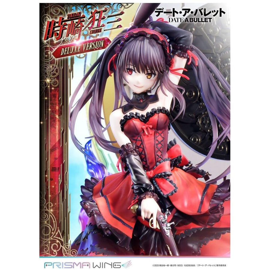 Date A Live Fragment: Date A Bullet Prisma Wing PVC Statue 1/7 Kurumi Tokisaki Deluxe Version 37 cm - The Happy Toy Store