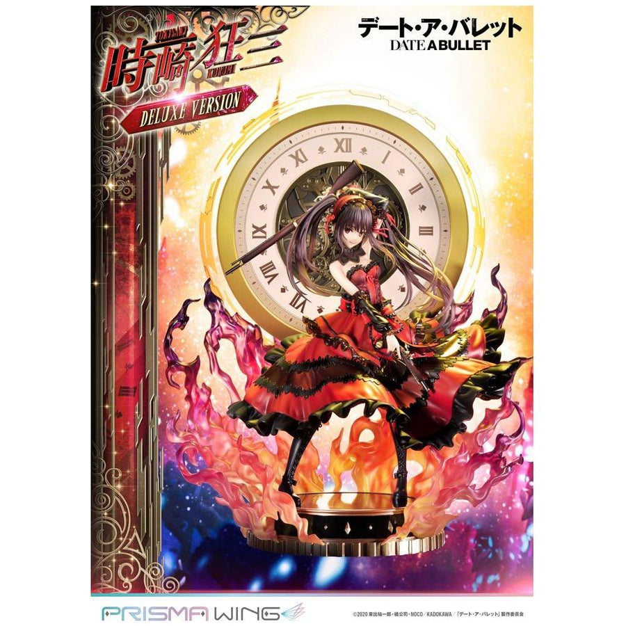 Date A Live Fragment: Date A Bullet Prisma Wing PVC Statue 1/7 Kurumi Tokisaki Deluxe Version 37 cm - The Happy Toy Store
